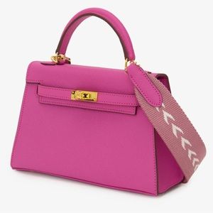 Lily & Bean Mini Hetti Bag Rose LEATHER STRAP ONLY!!